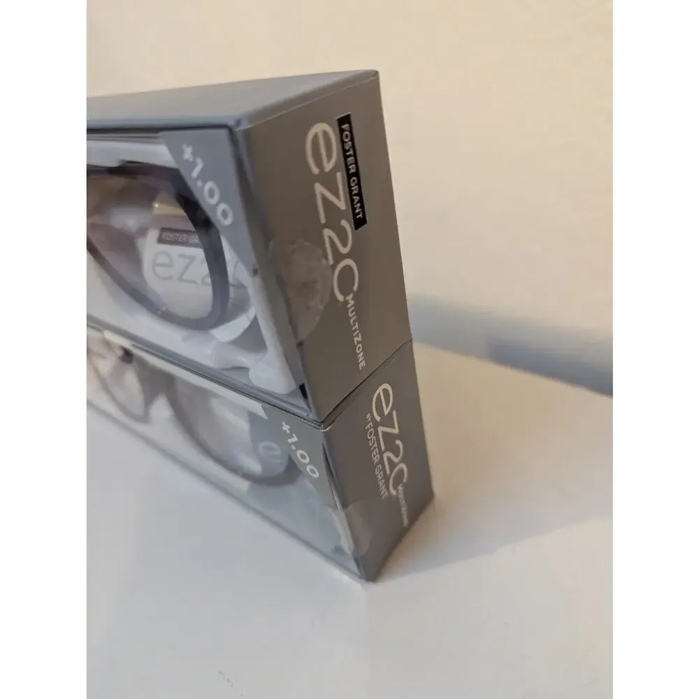 Foster Grant EZ2C Multizone Advanced Reading Glasses McKay MF & 606 BLU +1.00